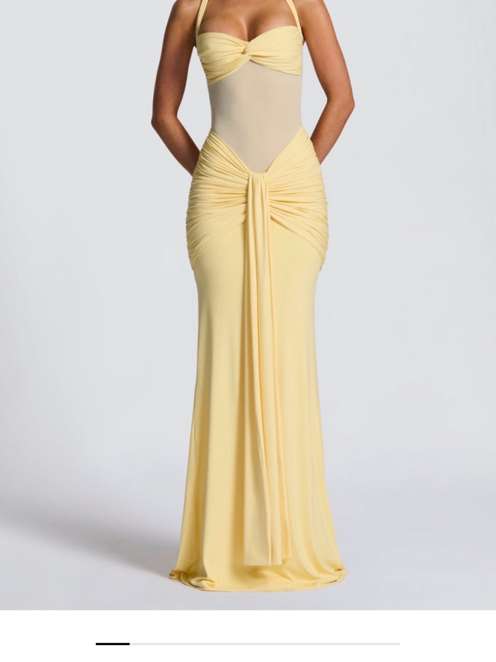 Vixen maxi dress - Yellow